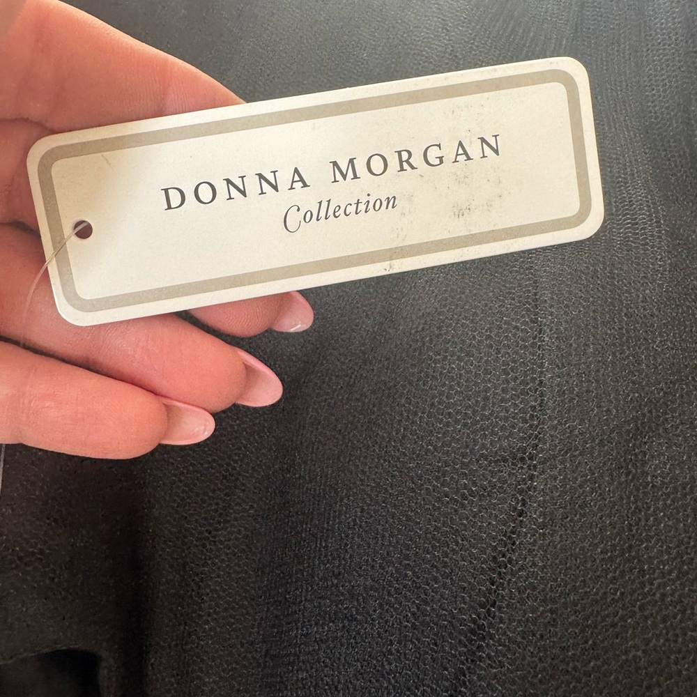 Donna Morgan Black Textured Dress - Picture 4 of 7